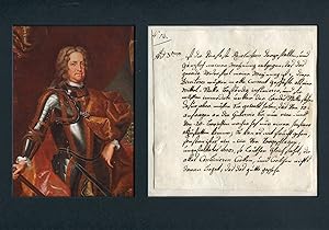 Francis I, Holy Roman Emperor autograph | Autograph document mounted