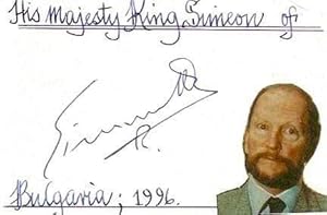 Seller image for Simeon Saxe-Coburg-Gotha autograph | Signed card for sale by Markus Brandes Autographs GmbH