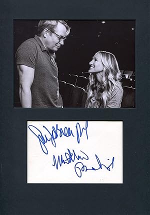 Sarah Jessica & Matthew John Parker & Broderick autograph | Signed car