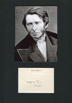 John Ruskin autograph | Signed album page mounted