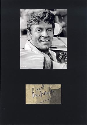 Bill Travers autograph | Signed magazine clipping mounted