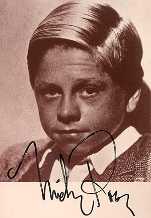 Bild des Verkufers fr Mickey Rooney autograph | Signed photograph zum Verkauf von Markus Brandes Autographs GmbH