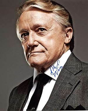 Bild des Verkufers fr Robert Vaughn autograph | In-Person signed photograph zum Verkauf von Markus Brandes Autographs GmbH