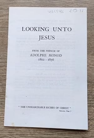 Imagen del vendedor de Looking Unto Jesus a la venta por Peter & Rachel Reynolds