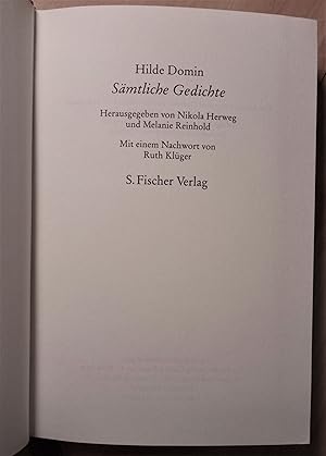 Seller image for Smtliche Gedichte for sale by Llibres Bombeta