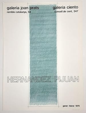Joan Hernandez Pijuan / Galeria Joan Prats - (Litho-Plakat / 1979)