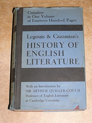 A History Of English Literature (Complete In One Volume)