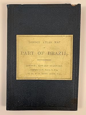 London Atlas Map of Part of Brazil
