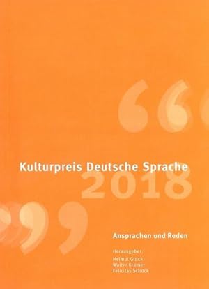 Bild des Verkufers fr Kulturpreis Deutsche Sprache : Ansprachen und Reden zum Verkauf von AHA-BUCH