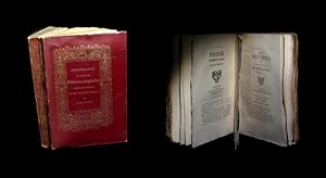 Seller image for Bibliographie des principales ditions originales d'crivains franais du XVme au XVIIIme sicle. for sale by Babel Librairie