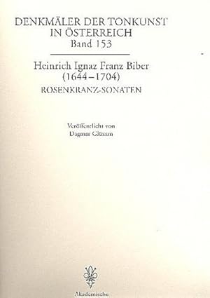 Bild des Verkufers fr Rosenkranz-Sonatenfr Violine und Klavier zum Verkauf von AHA-BUCH GmbH