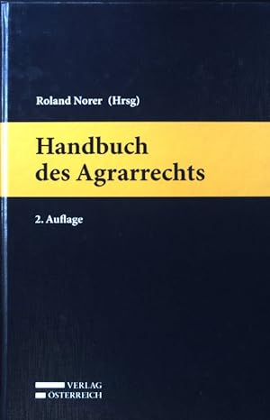Bild des Verkufers fr Handbuch des Agrarrechts. Handbcher der Rechtswissenschaften zum Verkauf von books4less (Versandantiquariat Petra Gros GmbH & Co. KG)
