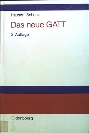 Image du vendeur pour Das neue GATT : die Welthandelsordnung nach Abschluss der Uruguay-Runde. mis en vente par books4less (Versandantiquariat Petra Gros GmbH & Co. KG)