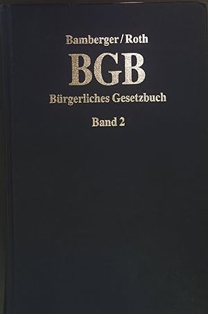 Bild des Verkufers fr Kommentar zum Brgerlichen Gesetzbuch; Bd. 2.,  611 - 1296, AGG, ErbbauVO, WEG zum Verkauf von books4less (Versandantiquariat Petra Gros GmbH & Co. KG)