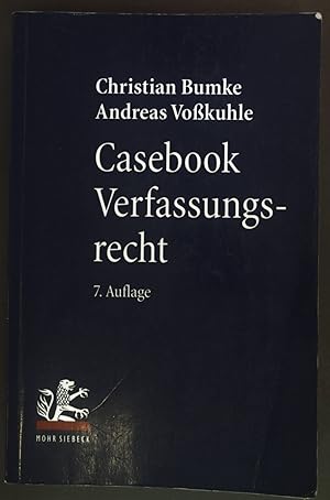 Bild des Verkufers fr Casebook Verfassungsrecht. zum Verkauf von books4less (Versandantiquariat Petra Gros GmbH & Co. KG)