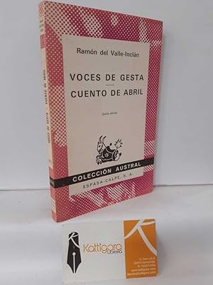 Imagen del vendedor de VOCES DE GESTA - CUENTO DE ABRIL a la venta por Librera Kattigara