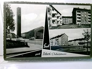 Velbert / Dalbecksbaum. Alte Mehrbild Ansichtskarte / Postkarte s/w. gel. 1961. 3 versch. Ansicht...