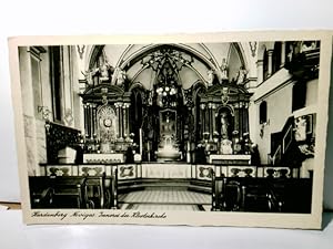 Hardenberg - Neviges / Mettmann. Inneres der Klosterkirche. Alte Ansichtskarte / Postkarte s/w, u...