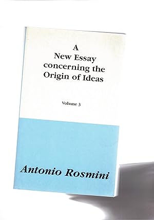 Seller image for A New Essay concerning the Origin of Ideas. Vol.I-III. for sale by Libreria Gull