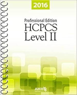 Seller image for HCPCS 2016 Level II Professional Edition (Hcpcs Level II (American Medical Assn)) by American Medical Association [Spiral-bound ] for sale by booksXpress