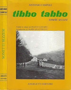 Bild des Verkufers fr Tiblo Tabbo Sonetti sezzesi zum Verkauf von Biblioteca di Babele