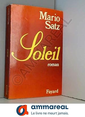 Imagen del vendedor de Soleil / Satz, Mario / Rf26392 a la venta por Ammareal