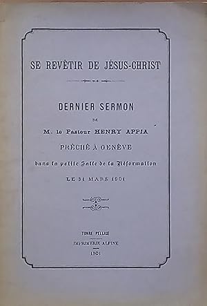 Seller image for Se revtir de Jsus-Christ for sale by Bouquinerie L'Ivre Livre