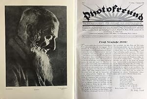 PHOTOFREUND. Halbmonatsschrift für Freunde der Photographie. Hrsg. von FR. WILLY FRERK. Jg. VI, 1...