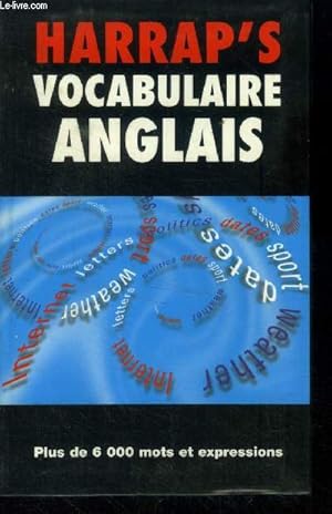 Seller image for Harrap's vocabulaire anglais for sale by Le-Livre
