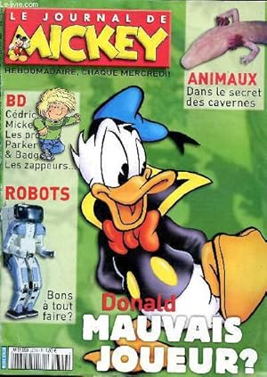 Bild des Verkufers fr le journal de Mickey N 2720 du 4 aot 2004 Donald mauvais joueur zum Verkauf von Le-Livre
