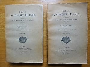 Imagen del vendedor de Eglise Saint-Merrry de Paris. Histoire de la paroisse et de la collgiale. a la venta por PARIS-LIBRIS