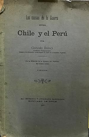 Bild des Verkufers fr Las causas de la guerra entre Chile y Per zum Verkauf von Librera Monte Sarmiento