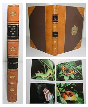 Seller image for A NATURAL HISTORY OF THE BUTTERFLIES AND MOTHS OF SHROPSHIRE Fine Leather Binding for sale by Andrew Cox PBFA