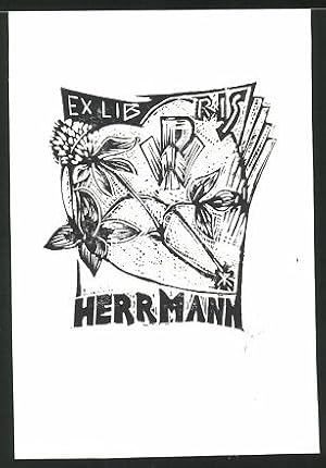 Bild des Verkufers fr Exlibris Hermann, Blume zum Verkauf von Bartko-Reher