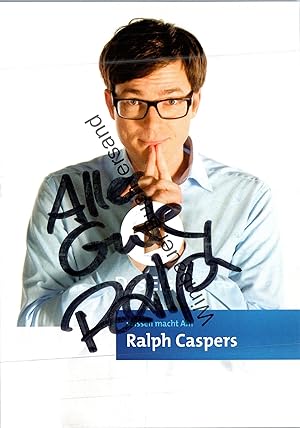 Bild des Verkufers fr Original Autogramm Ralph Caspers /// Autograph signiert signed signee zum Verkauf von Antiquariat im Kaiserviertel | Wimbauer Buchversand