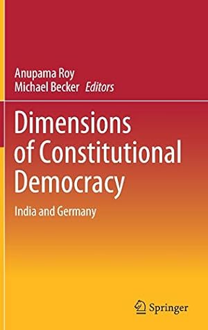 Seller image for Dimensions of Constitutional Democracy: India and Germany [Hardcover ] for sale by booksXpress