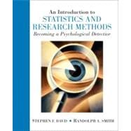 Image du vendeur pour Introduction to Statistics and Research Methods Becoming a Psychological Detective, An mis en vente par eCampus