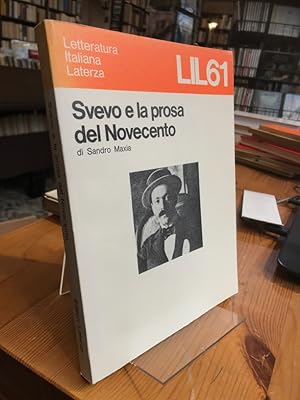 Immagine del venditore per Svevo e la prosa del Novecento. venduto da Antiquariat Thomas Nonnenmacher