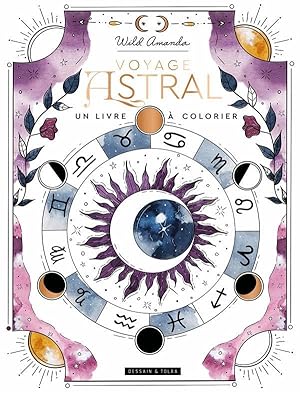 voyage astral : un livre à colorier