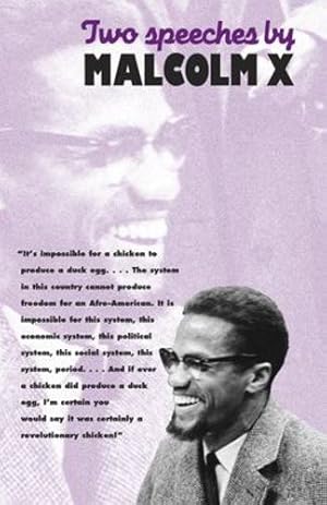 Seller image for Two Speeches by Malcolm X by Malcolm X [Paperback ] for sale by booksXpress