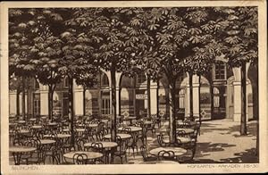 Ansichtskarte / Postkarte München Bayern, Cafe Helbig, Hofgarten Arkaden 25- 30