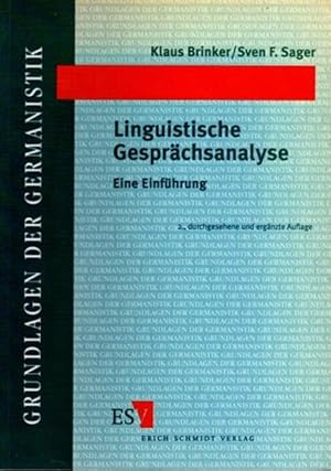 Seller image for Linguistische Gesprchsanalyse : Eine Einfhrung. Grundlagen der Germanistik - 30; for sale by nika-books, art & crafts GbR