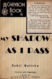 Image du vendeur pour My Shadow As I Pass mis en vente par San Francisco Book Company