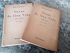 NOTAS DE UNA VIDA. I. 1868-1901. II. 1901-1912.