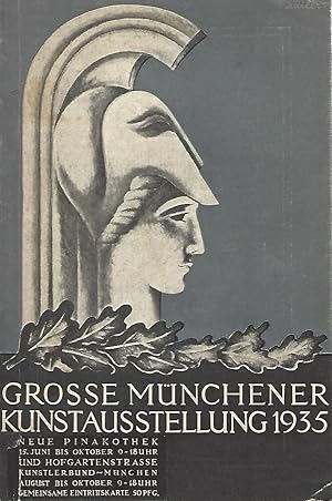 Grosse Münchener Kunstausstellung 1935 (Glaspalastausstellung) Neue Pinakothek. Allgemeine Ausste...