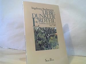 Bild des Verkufers fr Liebe: Dunkler Erdteil. Gedichte aus den Jahren 1942-1967 zum Verkauf von BuchKaffee Vividus e.K.