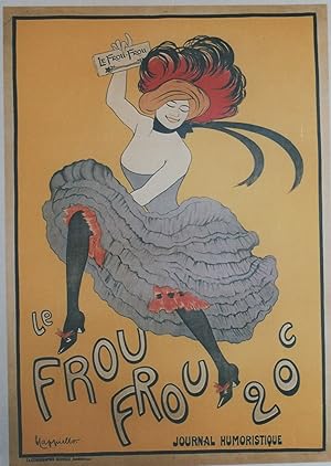 "LE FROU FROU" Affiche entoilée réédition offset années 70 / Réédition épuisée d'après l'affiche ...