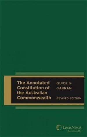 Seller image for The Annotated Constitution of the Australian Commonwealth (Paperback) for sale by Grand Eagle Retail