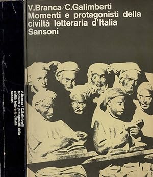 Bild des Verkufers fr Momenti e protagonisti della civilt letteraria d'Italia zum Verkauf von Biblioteca di Babele