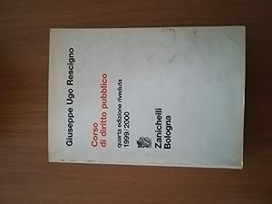 Immagine del venditore per Corso di diritto pubblico (quarta edizione riveduta 1999/2000) venduto da librisaggi